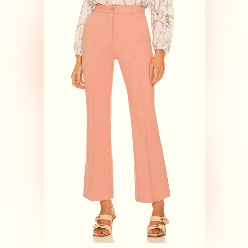 See By Chloe, Cropped Bootcut Trousers in Muted Clay